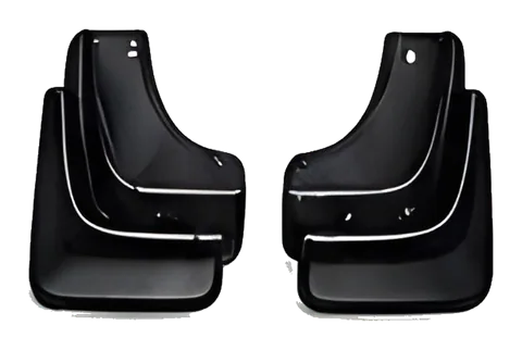 Pair of black mud flaps